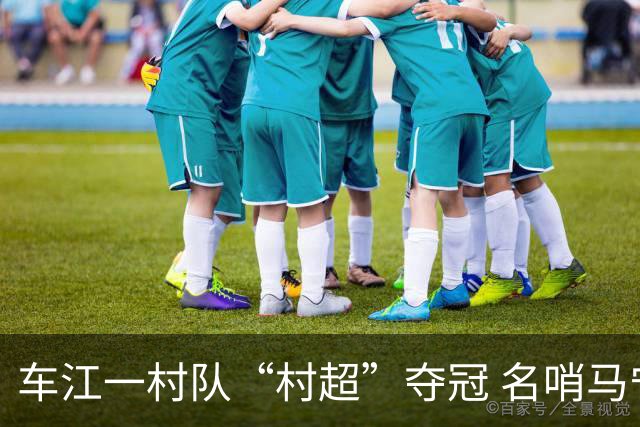 车江一村队“村超”夺冠 名哨马宁现场助阵